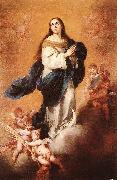 MURILLO, Bartolome Esteban Immaculate Conception sg oil painting on canvas
